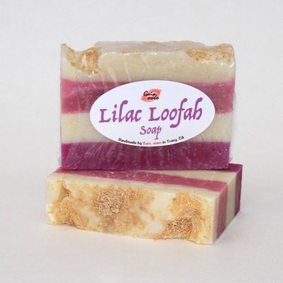 Lilac Loofah soap